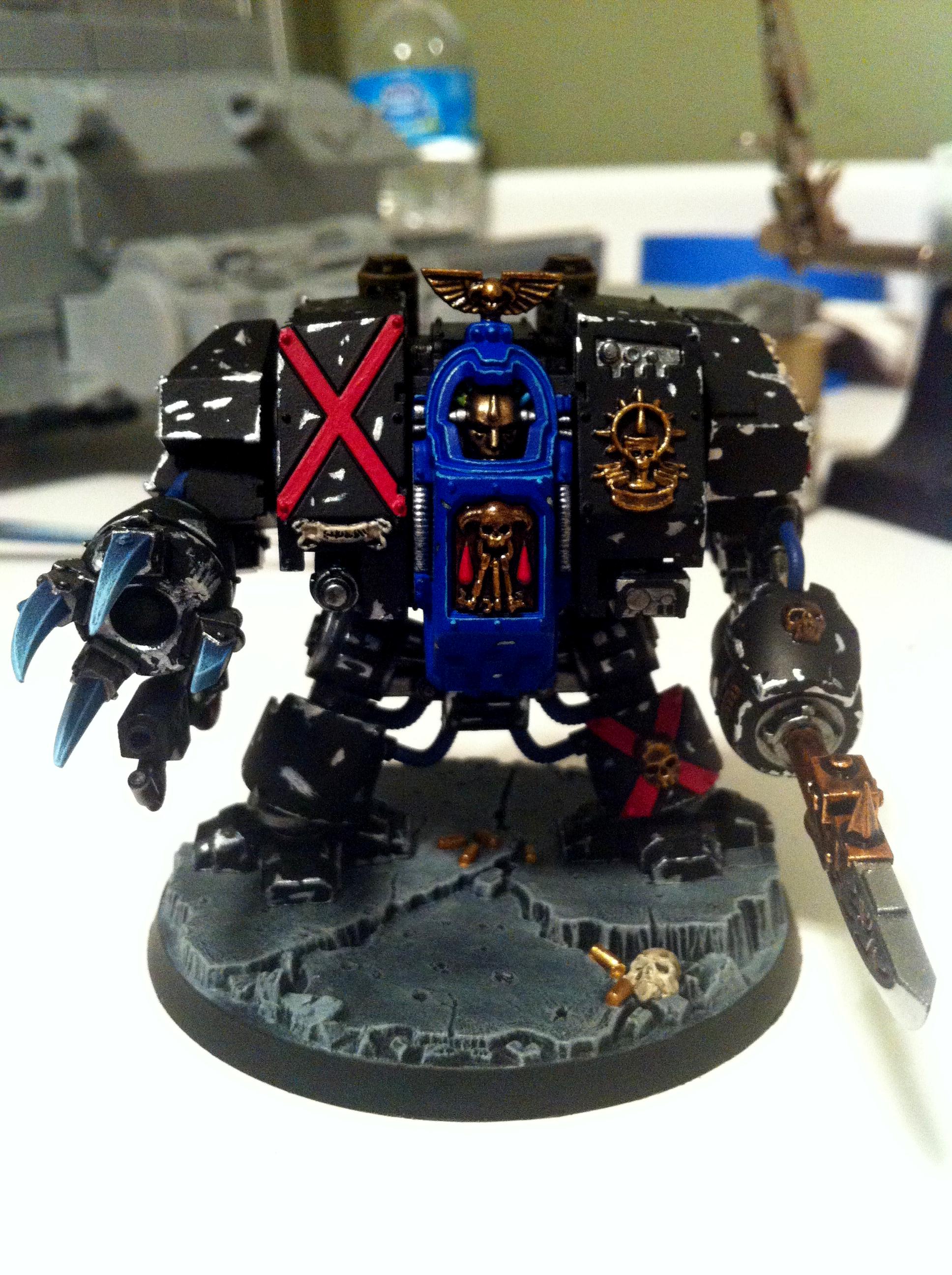 Games Workshop Warhammer 40k Blood Angels Furioso / Bibliotecario / Death Company Dreadnought – Modello Da Assemblare E Dipingere - Foto 3